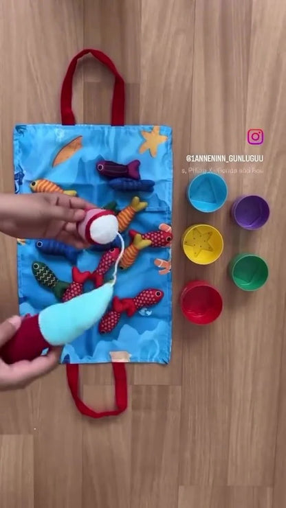 Erken Öğrenim İçin Mentessori Balıkçılık Oyun Seti