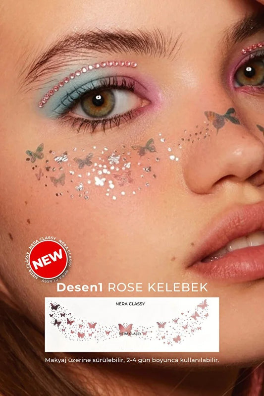 Alvara Yüz & Vücut Transfer Sticker Dövme