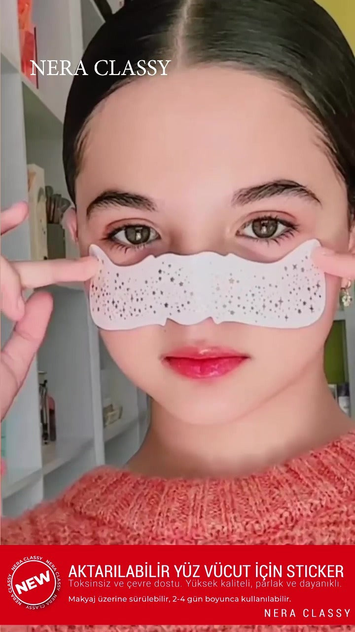 Alvara Yüz & Vücut Transfer Sticker Dövme