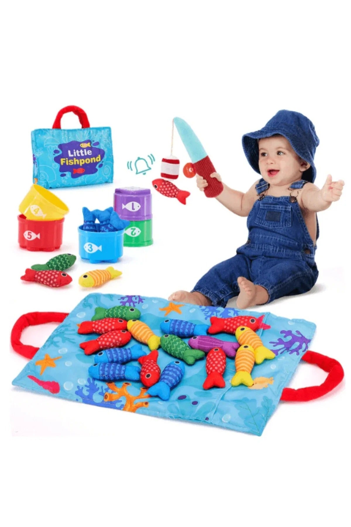Erken Öğrenim İçin Mentessori Balıkçılık Oyun Seti